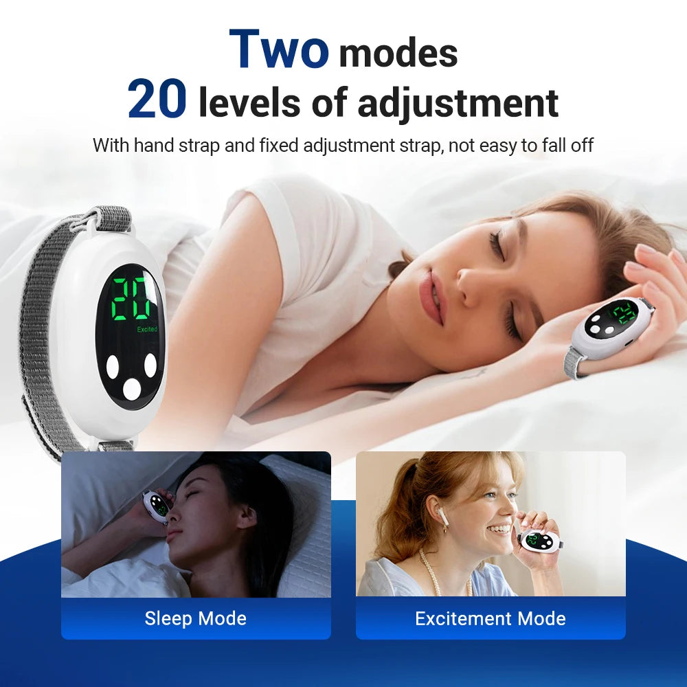 Portable Pulse Sleep Aid Device for Anxiety Relief and Quick Sleep Support