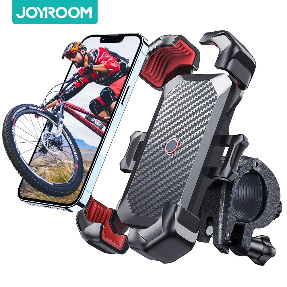 Joyroom  Bike Phone Holder 360° View Bicycle Phone Holder for 4.7-7 Inch Mobile Phone Stand Shockproof Bracket GPS Clip
