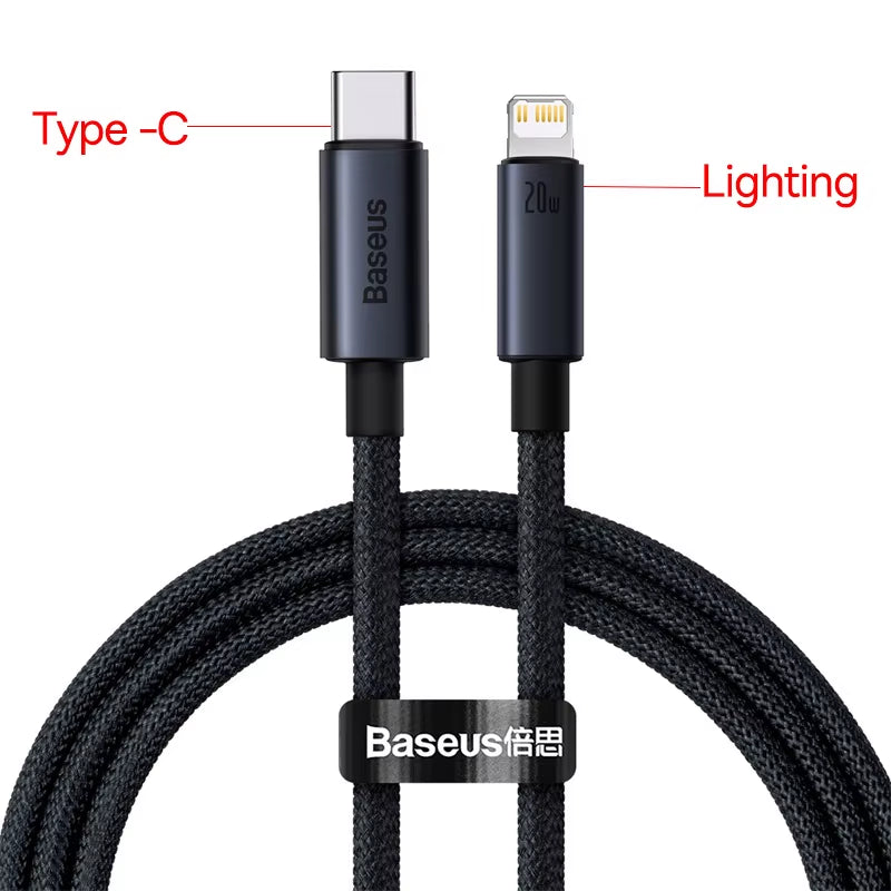 USB Cable for Iphone 13 12 11 Pro Max Iphone USB Cable Fast Charging for Iphone X XR 8 USB Type C to Lightning Cable