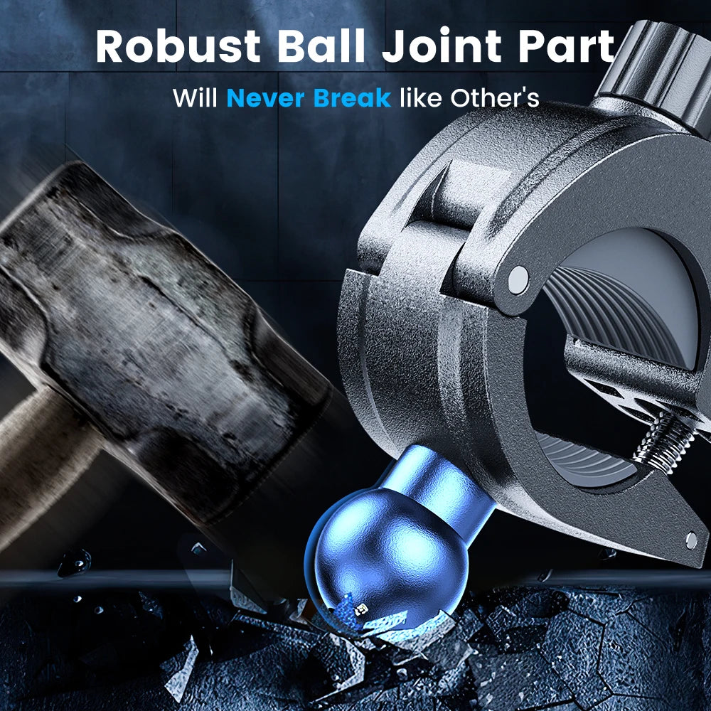 Joyroom  Bike Phone Holder 360° View Bicycle Phone Holder for 4.7-7 Inch Mobile Phone Stand Shockproof Bracket GPS Clip