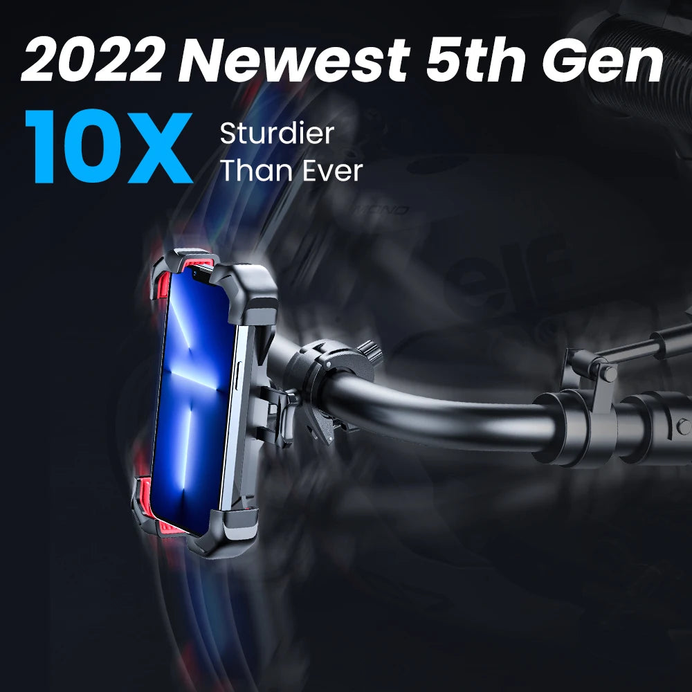 Joyroom  Bike Phone Holder 360° View Bicycle Phone Holder for 4.7-7 Inch Mobile Phone Stand Shockproof Bracket GPS Clip