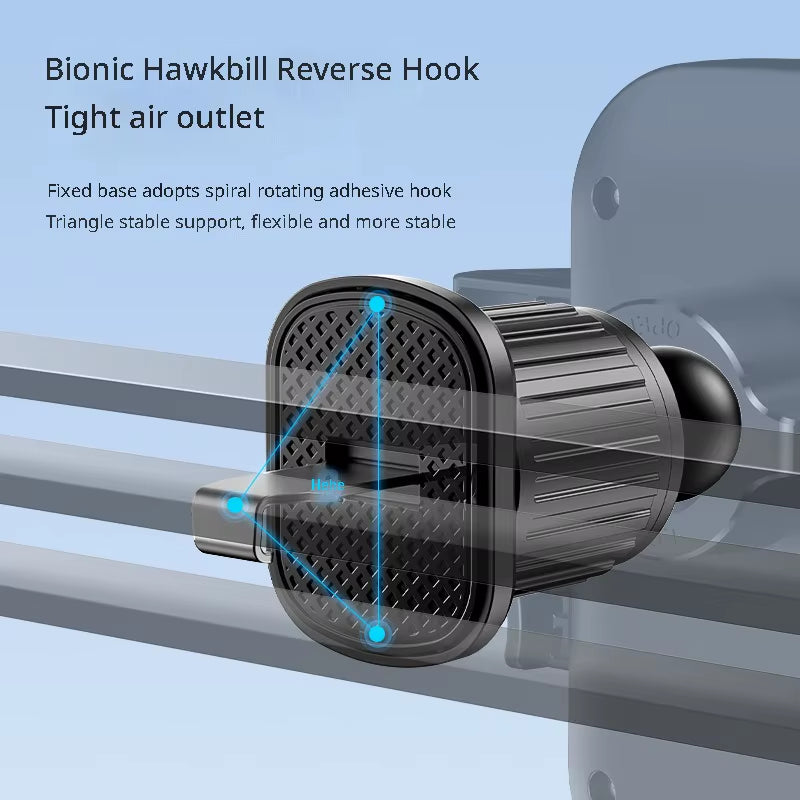 Flexible Cell Phone Holder Car, Phone Mount for Car Air Vent, Universal Auto Lock Car Phone Holder for Iphone Most Smartphone